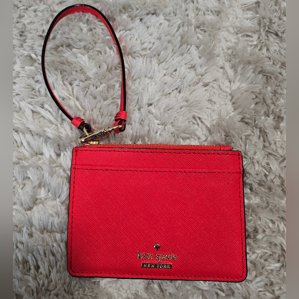 Kate Spade Red Wristlet Wallet